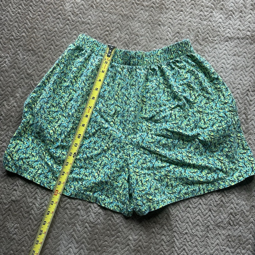 VTG 80s 90s Surfer Pinwheels Adult Large Shorts Cotton Unique Print Classic - Picture 3 of 5